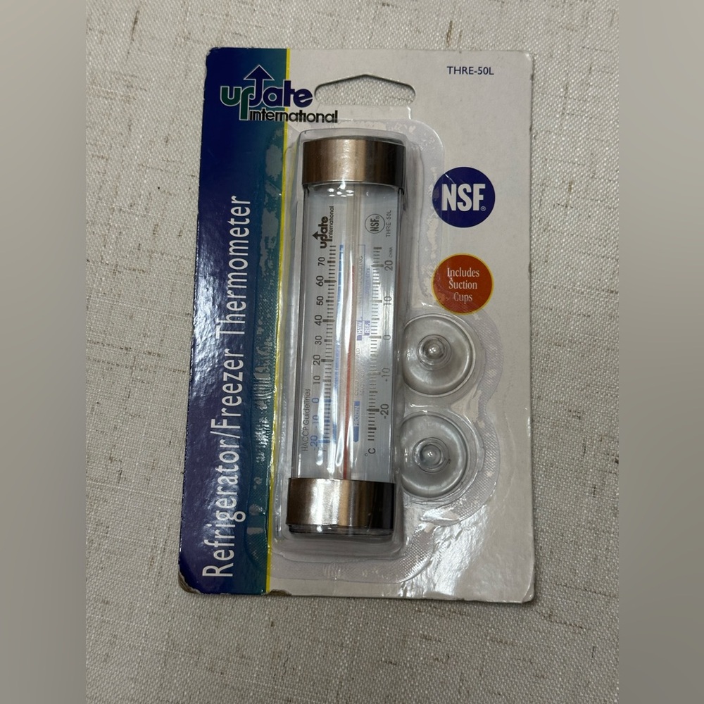 Refrigerator/Freezer Thermometer - Silver - Picture 2 of 8
